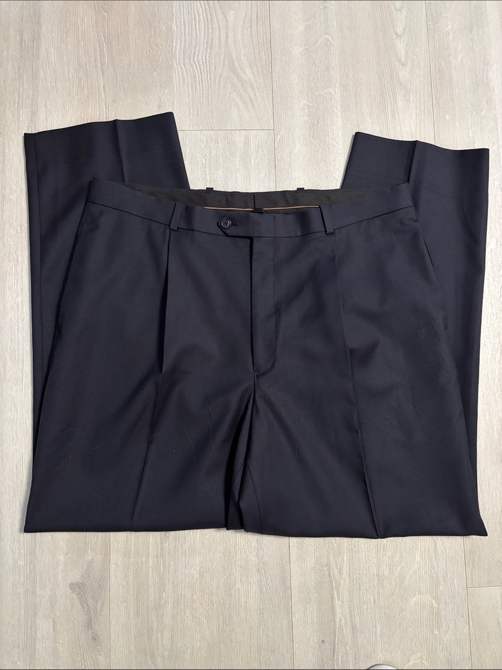 🔥BUNDLESALE Men’s 36/30 Tasso Elba Navy Wool Dress Pants